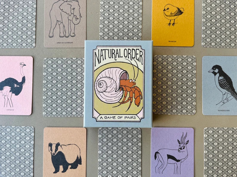 Natural Order - A Symbiotic Relationship Matching Game, Eco friendly Memory Game Toy, Card Game Gift for Animal, Ecology, and Nature Lover